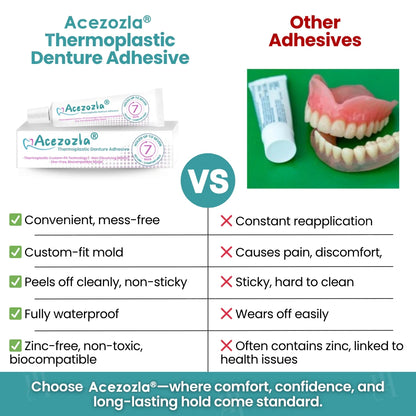 Acezozla® Thermoplastic Denture Adhesive