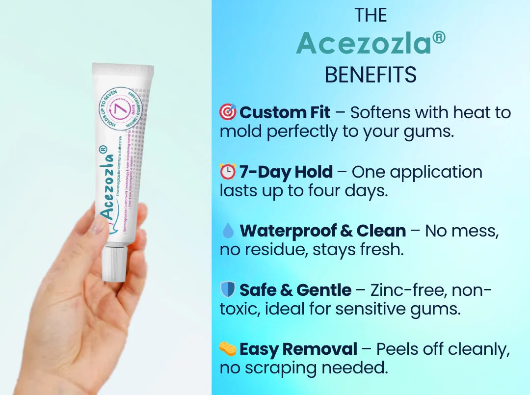 Acezozla® Thermoplastic Denture Adhesive